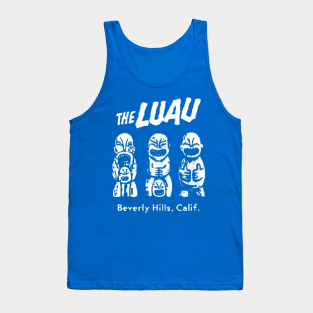 The Luau V2 Beverly Hills Vintage Tiki Bar Tank Top by wildzfreak